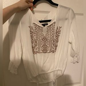 boho flowy top